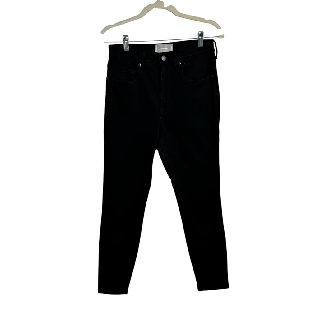 Everlane Ankle Jean Women 29 Black Straight Skinny Minimal Modest Closet Staple